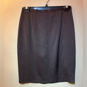 Vintage Y2K Ron Leal wool blend pencil skirt size 6